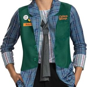 Stranger Things Adult Deluxe Video Stop Robin Season 4 Costume Size L (12-14)